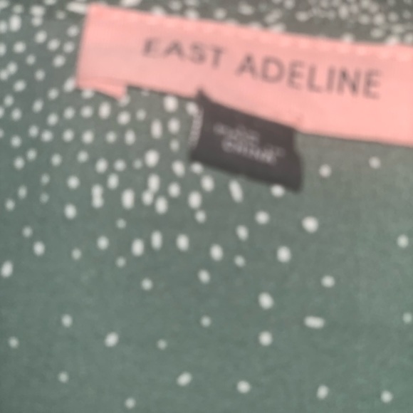 East Adeline Green NWT Top 1X - Picture 3 of 5